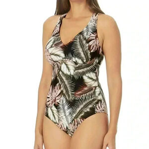 One-Piece Swimsuit 4-Way Stretch Ladies'  Size Small UPF 50+ Hurley